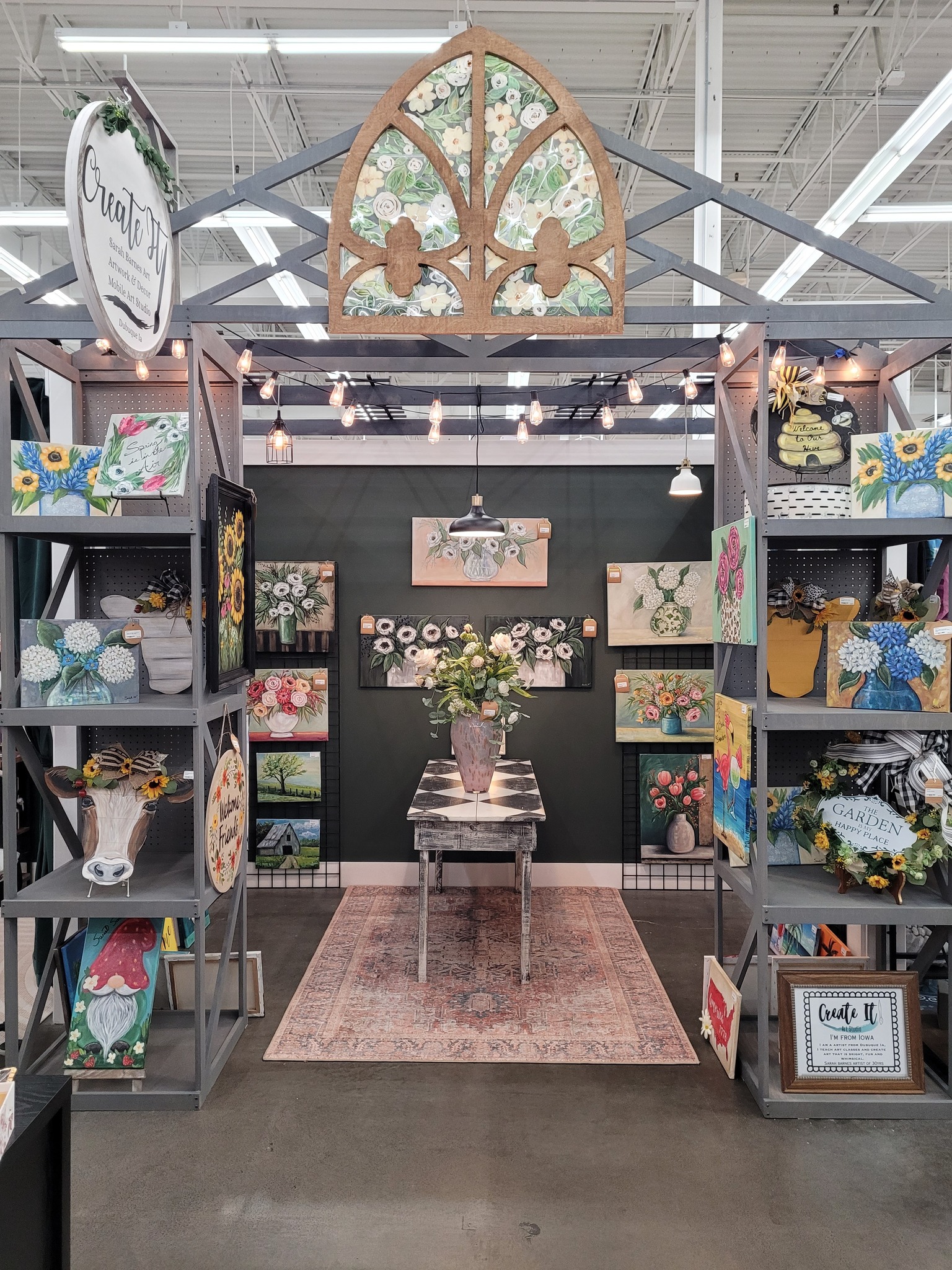 Painted Tree booth entrance